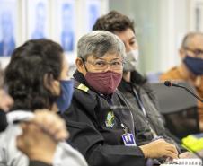 Participaram do encontro diversos setores da Portos do Paraná, ANTAQ, Polícia Federal, Receita Federal e UASP. Inspeção será de 24 a 26 de agosto.