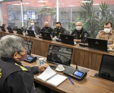 Participaram do encontro diversos setores da Portos do Paraná, ANTAQ, Polícia Federal, Receita Federal e UASP. Inspeção será de 24 a 26 de agosto.