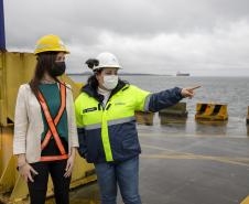 Representantes do Ministério Público conhecem novos projetos do Porto de Paranaguá