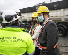 Representantes do Ministério Público conhecem novos projetos do Porto de Paranaguá