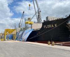 No Corredor de Exportação Leste do Porto de Paranaguá (Corex), duas operações em andamento chamam a atenção por fugirem da rotina do complexo portuário, pelo tipo de produto e modalidade de transporte adotado. A primeira pelo embarque de trigo para navegação interior (cabotagem). Outra, pelo sentido da carga e pela produtividade: 11 mil toneladas de milho de importação foram descarregadas em 24 horas.