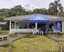 Evento do programa Porto em Ação ofereceu testes de glicemia, aferição de glicose, corte de cabelo, distribuição de kits de jogos lúdicos, atividades físicas e orientações da Marinha e Guarda Portuária.