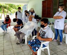 Evento do programa Porto em Ação ofereceu testes de glicemia, aferição de glicose, corte de cabelo, distribuição de kits de jogos lúdicos, atividades físicas e orientações da Marinha e Guarda Portuária.