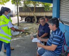 Monitoramento de fumaça preta e orientação sobre destinação de resíduos executado no Pátio de Triagem de Paranaguá - Paranaguá, 23/02/2022