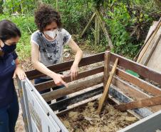 Como educação ambiental, Portos do Paraná implanta composteiras em escolas na Ilha do Mel