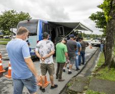 Em parceria com a Portos do Paraná, a ação itinerante da Secretaria de Saúde do município acontece no Pátio de Triagem, a partir desta terça-feira (8), e segue até quinta.