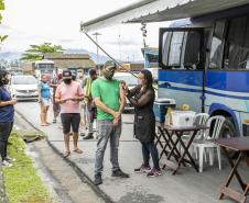 Em parceria com a Portos do Paraná, a ação itinerante da Secretaria de Saúde do município acontece no Pátio de Triagem, a partir desta terça-feira (8), e segue até quinta.