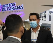 Em feira internacional, governador destaca potenciais e recordes dos portos do Paraná