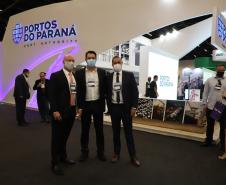 Em feira internacional, governador destaca potenciais e recordes dos portos do Paraná
