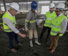 Obra do terminal de celulose do Porto de Paranaguá avança e unidade deve iniciar operação já neste ano