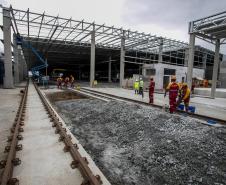 Obra do terminal de celulose do Porto de Paranaguá avança e unidade deve iniciar operação já neste ano