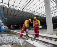 Obra do terminal de celulose do Porto de Paranaguá avança e unidade deve iniciar operação já neste ano