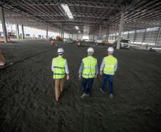 Obra do terminal de celulose do Porto de Paranaguá avança e unidade deve iniciar operação já neste ano