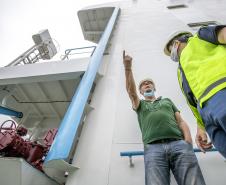 MV Afros foi reconhecido como o graneleiro com o melhor desempenho ambiental no planeta. A embarcação funciona com velas rotatórias, que reduzem o consumo de combustível e permitem maior desempenho na navegação.