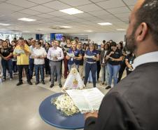 Porto de Paranaguá recebe imagem peregrina de Nossa Senhora do Rocio