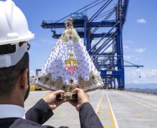 Porto de Paranaguá recebe imagem peregrina de Nossa Senhora do Rocio