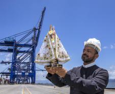 Porto de Paranaguá recebe imagem peregrina de Nossa Senhora do Rocio