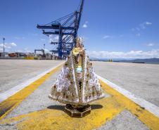 Porto de Paranaguá recebe imagem peregrina de Nossa Senhora do Rocio