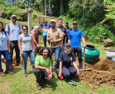 A solução atende a escola estadual e a associação de moradores da comunidade. Ação faz parte do Programa de Educação Ambiental da empresa pública, com cinco linhas de atuação, baseadas nos princípios da permacultura.