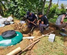 A solução atende a escola estadual e a associação de moradores da comunidade. Ação faz parte do Programa de Educação Ambiental da empresa pública, com cinco linhas de atuação, baseadas nos princípios da permacultura.