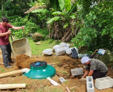 A solução atende a escola estadual e a associação de moradores da comunidade. Ação faz parte do Programa de Educação Ambiental da empresa pública, com cinco linhas de atuação, baseadas nos princípios da permacultura.