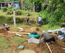 A solução atende a escola estadual e a associação de moradores da comunidade. Ação faz parte do Programa de Educação Ambiental da empresa pública, com cinco linhas de atuação, baseadas nos princípios da permacultura.