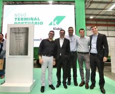 Governador participa da inauguração do novo terminal da Klabin no Porto de Paranaguá