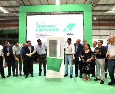 Governador participa da inauguração do novo terminal da Klabin no Porto de Paranaguá