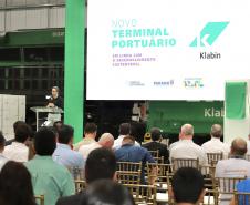 Governador participa da inauguração do novo terminal da Klabin no Porto de Paranaguá