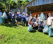 Ação preparou a comunidade para evento agendado dia 25, com oficina de confecção de biodigestores e orientações sobre saneamento básico e