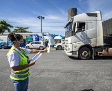 Porto em Ação faz mais de 500 atendimentos a caminhoneiros no Pátio de Triagem