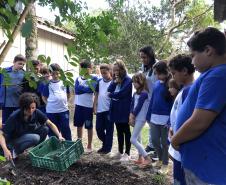 Portos do Paraná instala novas composteiras em escolas da Ilha do Mel