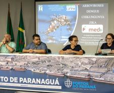 Evento foi uma iniciativa da empresa pública, Anvisa e Centro de Epidemiologia de Paranaguá, além da prevenção, teve foco na explicação de como acontece e age a dengue.