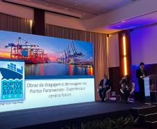 Portos do Paraná é destaque em seminário de infraestrutura e transporte marítimo