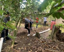 Projeto da Portos do Paraná leva saneamento básico a moradores de Eufrasina