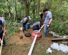 Projeto da Portos do Paraná leva saneamento básico a moradores de Eufrasina