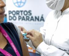 Campanha de vacinação atinge 400 doses aplicadas no Porto de Paranaguá