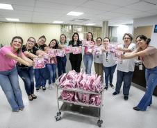 Ação marca encerramento da campanha Outubro Rosa na Portos do Paraná