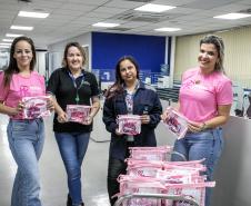 Ação marca encerramento da campanha Outubro Rosa na Portos do Paraná