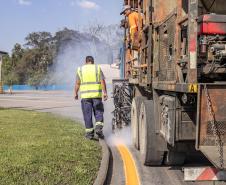 Vias próximas ao Porto de Paranaguá ganham nova sinalização