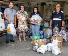 Portos do Paraná arrecada meia tonelada de tampinhas para o Lar Perseverança