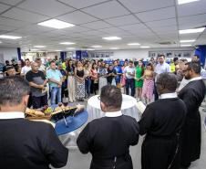 Imagem da Nossa Senhora do Rocio visita a Portos do Paraná