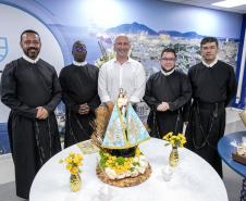 Imagem da Nossa Senhora do Rocio visita a Portos do Paraná