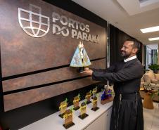 Imagem da Nossa Senhora do Rocio visita a Portos do Paraná
