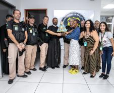 Imagem da Nossa Senhora do Rocio visita a Portos do Paraná