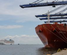 Navio MSC Musica atraca pela primeira vez em Paranaguá