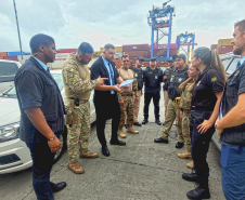 Simulado de segurança em navio de cruzeiro é realizado no Porto de Paranaguá