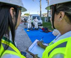 Simulado de atendimento a emergência química é realizado no Porto de Paranaguá