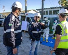 Simulado de atendimento a emergência química é realizado no Porto de Paranaguá