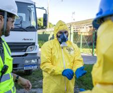 Simulado de atendimento a emergência química é realizado no Porto de Paranaguá